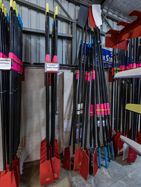 The old and new way to store oars